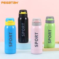 ✤ Thermal Bottle Childrens Straw Thermos For Students Stainless Steel Water Bottle School Childrens Thermal Bottle Water Bottle