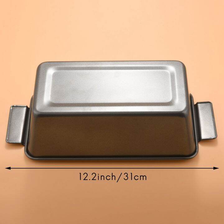 12-inch-chicago-metallic-professional-healthy-meatloaf-pan-non-stick-barbecue-tray-rectangular-loaf-pan-with-insert-rack