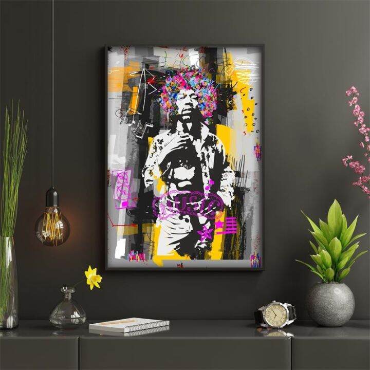 nordic-pop-street-art-graffiti-เพลงโปสเตอร์ความงามประตู-rock-rapper-ภาพวาดผ้าใบ-wall-art-home-gallery-room-decor-บาร์