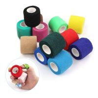 12pcs/set Self Adhesive Bandage Wrap Comfortable Breathable Bandage Wrap Colorful Bandage Wrap Kits Random Color