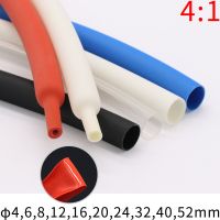 4 6 8 12mm 16mm 20mm 24mm 52 mm Heat Shrink Tube with Glue Adhesive Lined 4:1 Dual Wall Tubing Sleeve Wrap Wire Cable kit 1meter Electrical Circuitry