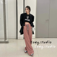 Zoey.Studio กางเกงยีนส์ กางเกงขายาว กางเกงคาร์โก้ผู้หญิง ชิค สบายๆ สไตล์ นุ่มนวล WFK2390HZB 38Z230921