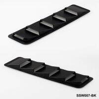 Hood Vent คู่ Vents Air Intake Scoop Bonnet Louvers สปอยเลอร์ Trim สำหรับ Golf Mustang Subaru SSW007