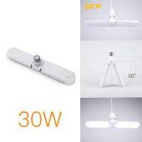 Led Lamp E27 Led Bulb 30456080W Lampada Led Light Bulb 220V Foldable Fan Blade Lights Lighting for Living Room Garage Light