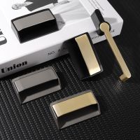 A.C.S zinc alloy thickened black gold drawer cabinet handles Wardrobe door handles Furniture hardware accessories Hardware push Door Hardware Locks