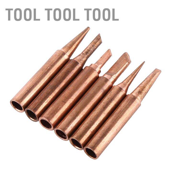 tool-หัวแร้งบัดกรีเหล็กตะกั่วอุณหภูมิต่ํา-900m-t-6ชิ้น