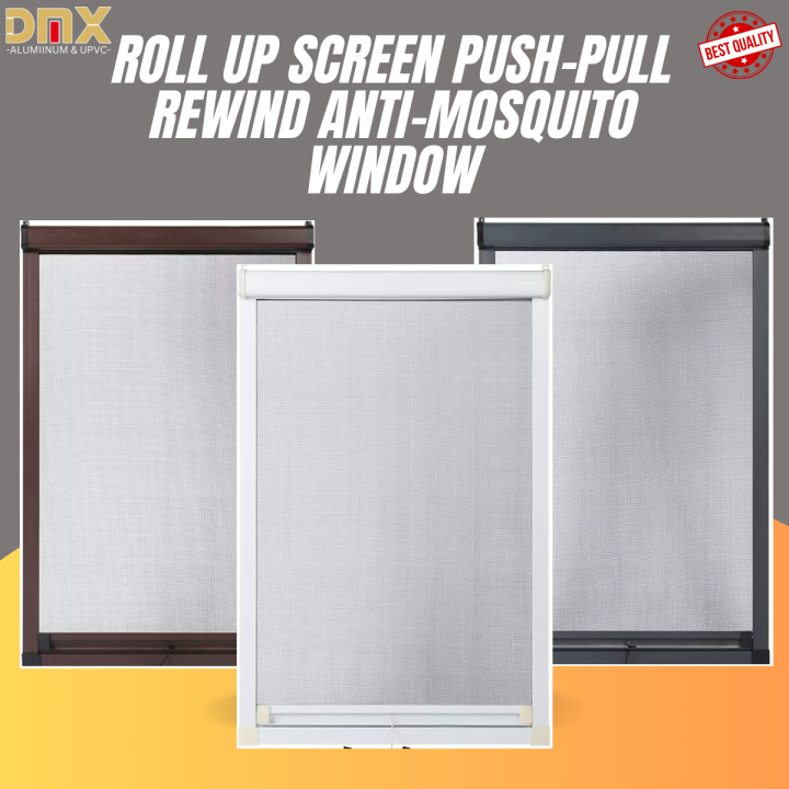 ROLL UP SCREEN Push-pull rewind anti-mosquito window SP-17 | Lazada PH