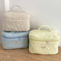 【jw】✻  Quilting Cotton Makeup Organizer Female Handbag Toiletry