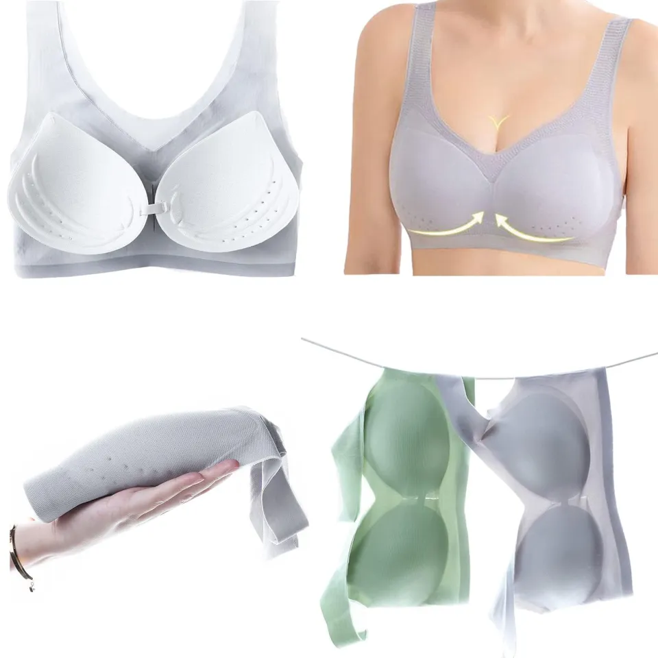 Affordable Seamless Lingerie Ultra-Comfortable Ice Silk Bras Ice Silk Air  Bra Reviews Training Bras For Girls Ultra-Thin Bras For Women