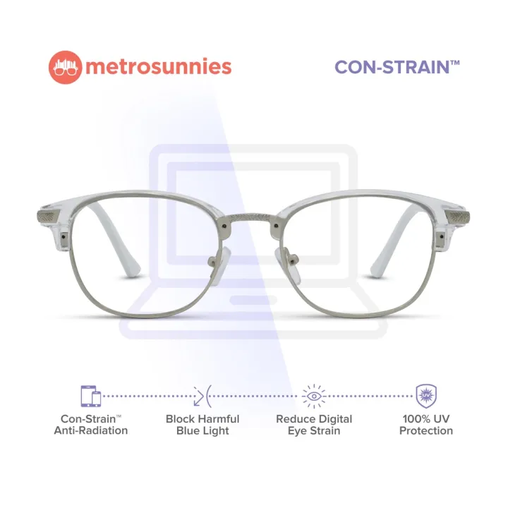【Quick delivery from Manila】MetroSunnies Cassie Specs (Clear