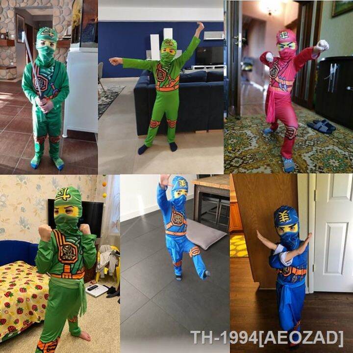 aeozad-lego-phantom-costume-infantil-anime-ninja-macac-o-de-halloween-rpg-conjunto-m-scaras-นำเสนอ