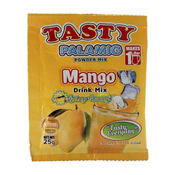 Tasty Palamig Litro (Mango) 25g x 10packs Litro Melon Juice Powder