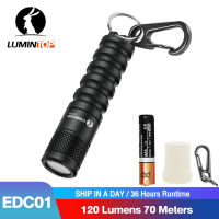 Lumintop EDC01 AAA ไฟฉาย120 Lumens แบบพกพามินิไฟฉาย GW.PUSRA1น.6500K เย็นสีขาวพร้อมพวงกุญแจไฟฉาย