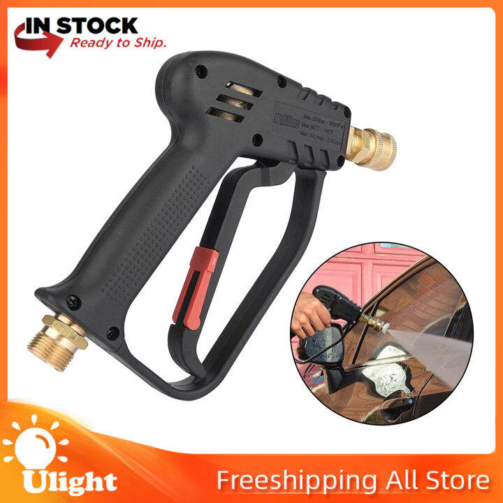 Ulight High Pressure Washer , 3000PSI Power Washer Spray with 5 Nozzle Tips, M22 Fitting, 1/4