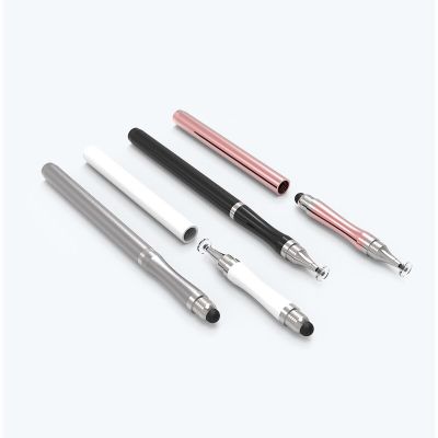 ปากกาสไตลัสปากกาสากลแท็บเล็ตวาดรูป2In1ปากกาสัมผัสหน้าจอ Capacitive สำหรับโทรศัพท์มือถือดินสออัจฉริยะอุปกรณ์เสริม