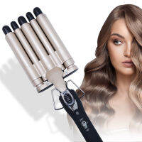 Professional Hair Curling Iron เซรามิค Triple Barrel Hair Curler Irons Hair Wave Curler เครื่องมือจัดแต่งทรงผม5บาร์เรล Hair Styler Wand