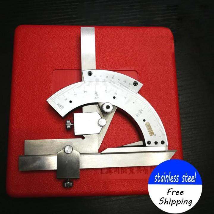 Angle Ruler 0320 Degree Universal Protractor Carbon Steel Goniometer