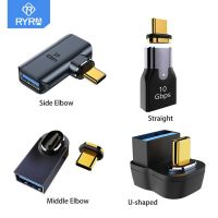 RYRA USB3.0 10Gbps Magnetic Adapter USB A To Type C Fast Charging Magnet Converter Cable 60Hz USB Type C Data OTG Connector