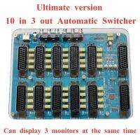 【jw】✗  New 10 IN 3 Output EUR SCART Distributor 2 Scart 1 RGBS Video Converter Switcher Board MD/MD2/SS/PS/PS2/PS3/DC/SFC