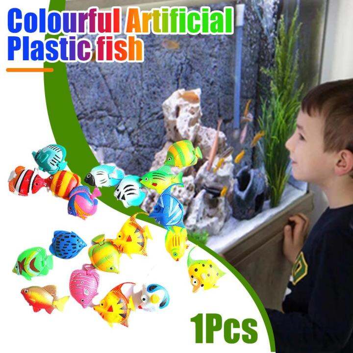 Artificial Sports Fish Plastic Floating Fish Lifelike Of Aquarium