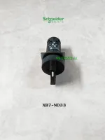 Schneider XB7ND33 Selector Switch แบบก้านสั้น 3 ตำแหน่ง-ค้าง, 2NO, Ø22mm