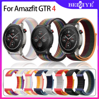 สาย สำหรับ mazfit gtr 4 นาฬิกาอัจฉริยะ สายนาฬิกา สายคล้องข้อมือไนล่อน สำหรับ Amazfit GTR 4 สายไนล่อน แบบปลดเร็ว