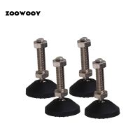 ♤◎ 4pcs Swivel Adjustable Leveling Supporting Feet With Screws DIY Furniture LegMetal Adjustable Leveling Feet Lathe Feet