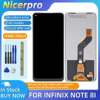 หน้าจอ LCD และ Digitizer ประกอบเต็มตัวเครื่องสำหรับ Infinix Note 8i X683สัมผัสหน้าจอ LCD จอสำรองชิ้นส่วนโทรศัพท์