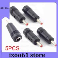 ixoo61 store 5pcs 3.5mm*1.35mm Male to 5.5mm*2.1mm Female Plug  DC Power Connector Adapter Laptop AC DC Jack Adaptor