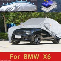 ที่บังแดดกันฝุ่นสำหรับรถ BMW,อุปกรณ์ตกแต่งรถกันฝุ่นกันฝุ่นผ้าคลุมรถเต็มคลุมกันหิมะ X6 Selimut Mobil กลางแจ้ง