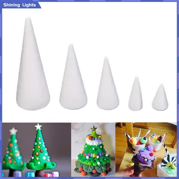 Wedding Cake Multi-use Decorations Foam Egg Christmas Styrofoam Foam Cone  Craft Material Foam