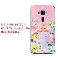 เคสนิ่มสำหรับ ASUS Z017DA/Zenfone 3 Lite/ Neo ZE520KL/Z01MD (ZD552KL)/ X00LD/ZD553KL/Z012D/ZenFone3 (ZE552KL)/Z010D/ Z01HDA/ZE553KL ซิลิโคน