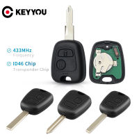 KEYYOU ID46 PCF7961กุญแจรถระยะไกลสำหรับซีตรอง C1 C2 C3 Saxo Picasso Xsara สำหรับเปอโยต์106 206 306 307 107 207 407พันธมิตร