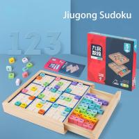 Montessori Sudoku Toy Educational Inligent Wooden Board Game Toys for Children Brain Training Puzzle Toys Christmas Gifts