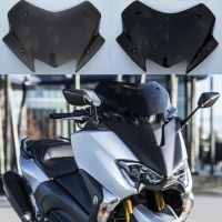 รถจักรยานยนต์สำหรับ Yamaha TMAX 530 17 18 TMAX530 2017 2018กระจกบังลมสีควันดำใสอะคริลิคกันลม