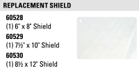 LOCLINE ล็อคไลน์ ระบบท่อกระดูกงู QUICK-SET SHIELDS กระจกกันน้ำ REPLACEMENT SHIELD (TL 60528,60529,60530)