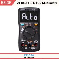 BSIDE ZT102A EBTN LCD Digital Multimeter TRMS ACDC Voltage Current Temp Ohm Frequency Diode Resistance Capacitance Tester