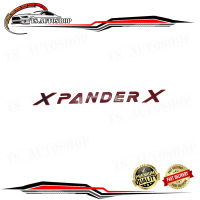 โลโก้ "X PANDER" สูง3.2เซน สีแดง Mitsubishi Xpander ขนาด 3.2x34x0.5 จำนวน 1 Set ปี 2018 - 2019 มีบริการเก็บเงินปลายทาง