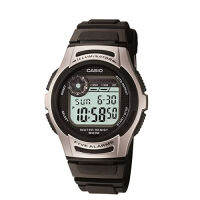 Casio Mens W213-1ACF Basic Black and Silver Digital Watch