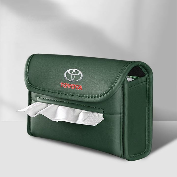 toyota-กล่องเก็บทิชชู่ในรถยนต์-สําหรับ-toyota-vios-altis-camry-hilux-avanza-innova