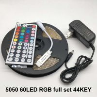 LED Strip Light Flexible Diode Ribbon Tape DC 12V 1M 2M 3M 4M 5M SMD 2835 5050 RGB Waterproof Power Remote Lighting 24Key 44Key