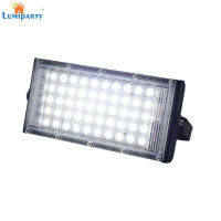 LumiParty ไฟ Led ฟลัดไลท์50W Ip65กันน้ำ Ac 220V สปอตไลท์สปอตไลท์กลางแจ้ง Led สะท้อนแสงโคมไฟถนนไฟน้ำท่วมติดผนังสี【คลังสินค้าพร้อม】