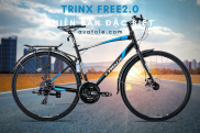 Xe đạp touring TRINX FREE 2.0, Khung sườn hợp kim nhôm cao cấp SIZE 47