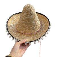 หมวก Sombrero เม็กซิกันหมวกฟางแหลมสำหรับเด็กมินิสำหรับงานรื่นเริงงานเครื่องแต่งกายปลอมตัว