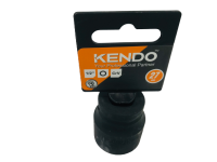 KENDO 16960 ลูกบ๊อกลมสั้น(มิล)1/2"-6P-27mm.