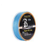 SZWL ANGRYFISH Diominate PE 4 Strands Braided 100M/109yds ตกปลาแข็งแรงมากสาย10LB-80LB สีฟ้า