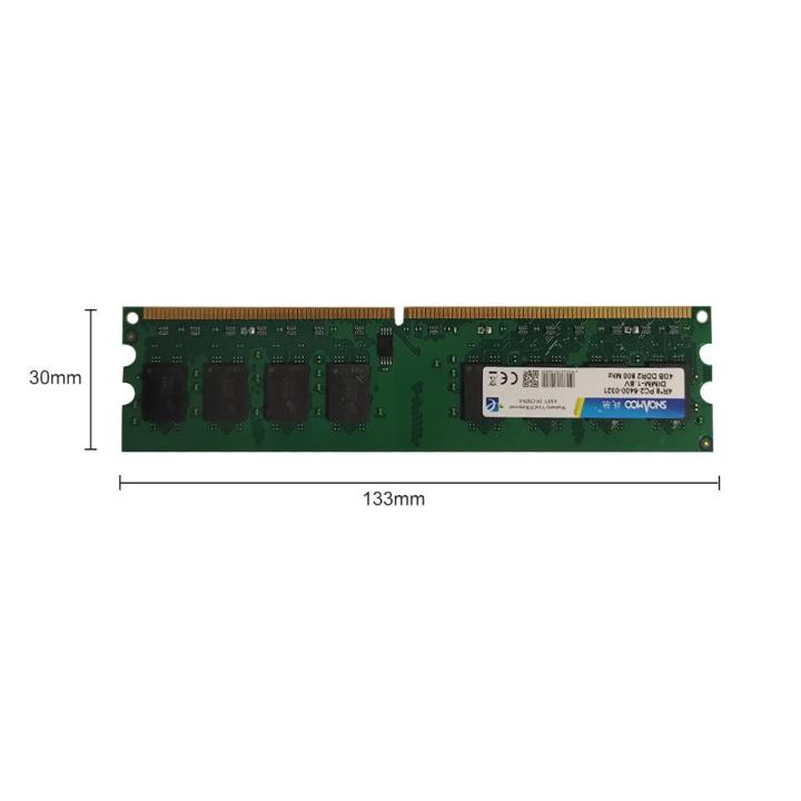 โมดูลหน่วยความจำสำหรับเดสก์ท็อป-ddr2แรมความจำ-ddr2-24ขา4gb-ความจุมาก800-mhz