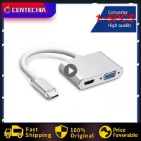 1 5PCS Type C to HDMI-compatible USB C 3.0 VGA PD Adapter Dock Hub for Macbook Samsung S20 Dex for Huawei