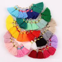 【YF】№  20pcs Cotton Tassels Earrings Brushes Colorful Fringe Fringes Jewelry keychain Pendant