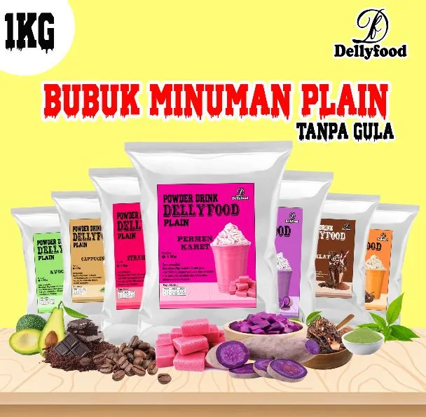 Bubuk Minuman Plain Tanpa Gula 1KG | Lazada Indonesia